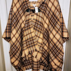 Aerie Hooded Poncho NWT